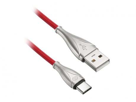 Аксессуар Digma USB-A - Type-C 1.2m Red 1080439