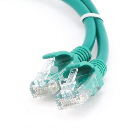 Сетевой кабель Gembird Cablexpert UTP cat.5e 1m Green PP12-1M/G