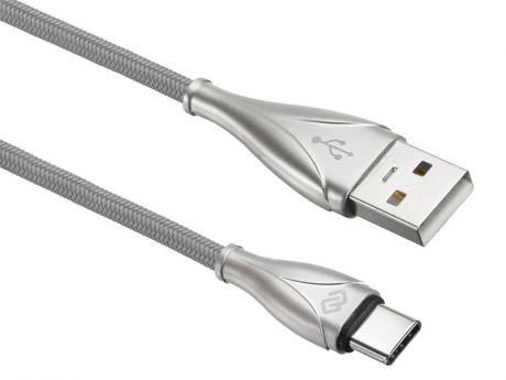 Аксессуар Digma USB-A - micro USB-B 3m Silver 1080364