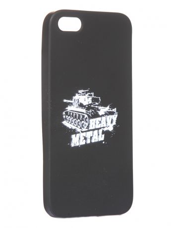Чехол Krutoff для APPLE iPhone 5/5S/SE Blitz Heavy Metal 1 10300