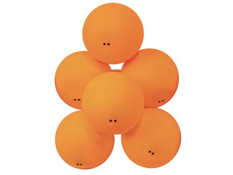 Мячи для настольного тенниса Atemi 2 6шт Orange ATB201