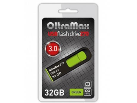 USB Flash Drive 32Gb - OltraMax 270 OM-32GB-270-Green