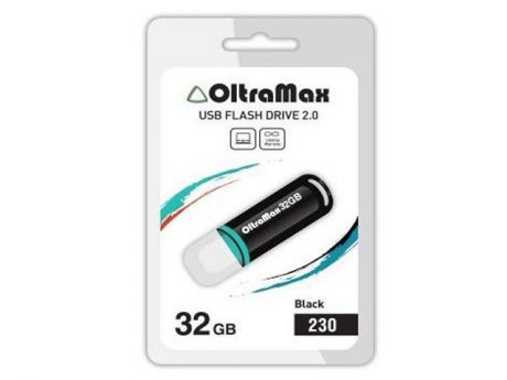 USB Flash Drive 32Gb - OltraMax 230 OM-32GB-230-Black