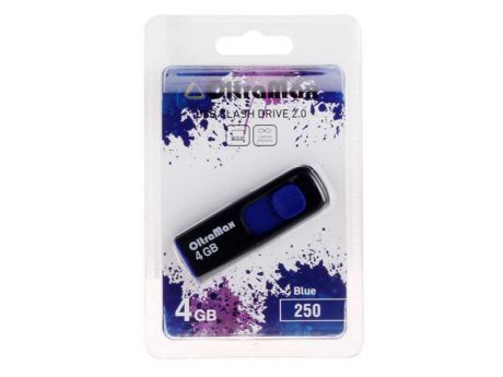 USB Flash Drive 4Gb - OltraMax 250 OM-4GB-250-Blue