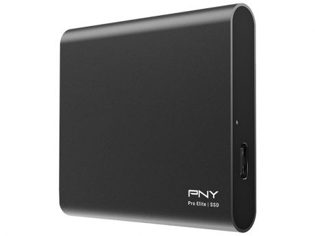 Твердотельный накопитель PNY Portable SSD Pro Elite USB 3.1 Gen 2 250Gb Black PSD0CS2060-250-RB