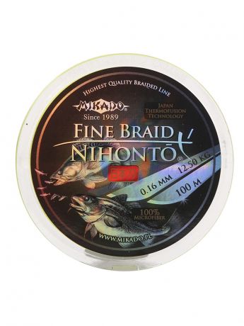 Леска Mikado Nihonto Fine Braid 0.16mm 100m Fluo Z30F-016