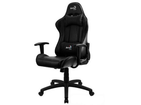 Компьютерное кресло AeroCool AC100 AIR All Black Выгодный набор + серт. 200Р!!!