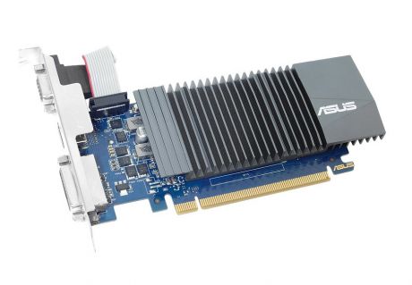 Видеокарта ASUS GeForce GT 710 954Mhz PCI-E 2.0 2048Mb 5012Mhz 64 bit DVI HDMI HDCP GT710-SL-2GD5 Выгодный набор + серт. 200Р!!!