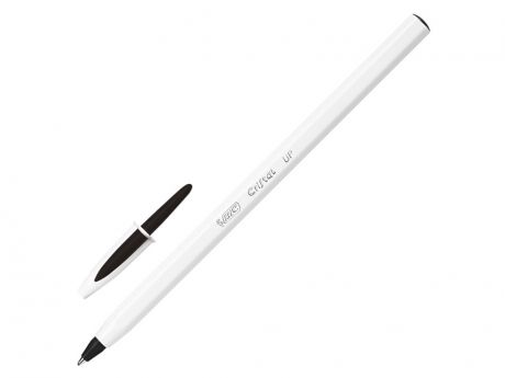 Ручка шариковая Bic Cristal UP 1.2mm корпус White, стержень Black 949880