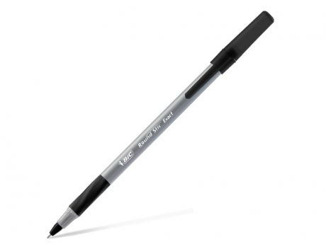 Ручка шариковая Bic Round Stic Exact 0.8mm корпус Grey, стержень Black 918542