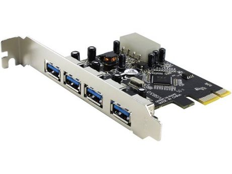Контроллер Orient VA-3U4PE PCI-Ex - 4ext x USB 3.0 oem 29834