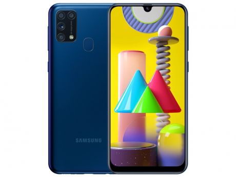 Сотовый телефон Samsung SM-M315F Galaxy M31 6Gb/128Gb Blue Выгодный набор + серт. 200Р!!!