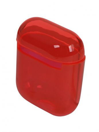 Чехол Eva для APPLE AirPods 1/2 Transparent-Red CBAP24TRR