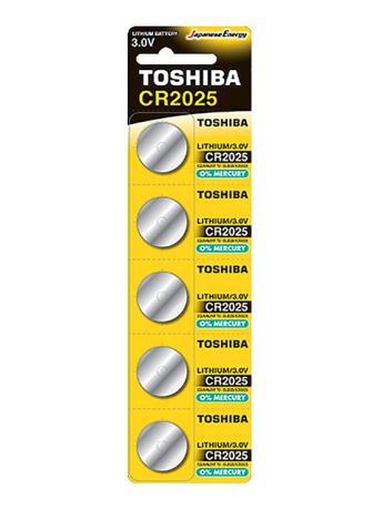 Батарейка CR2025 - Toshiba PW BP-5 (5шт)