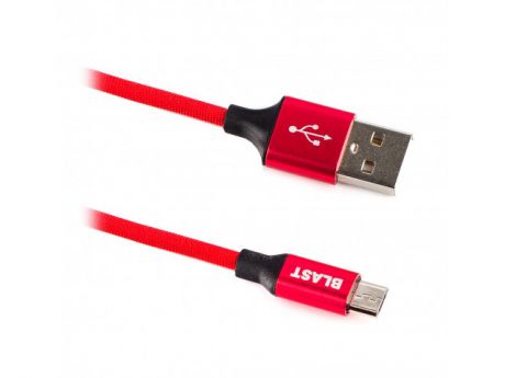 Аксессуар Blast USB - MicroUSB 1.2m BMC-114 Red