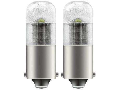 Лампа Osram T4W 12V-1W (BA9s) LED Cool White 2шт 3850CW-02B
