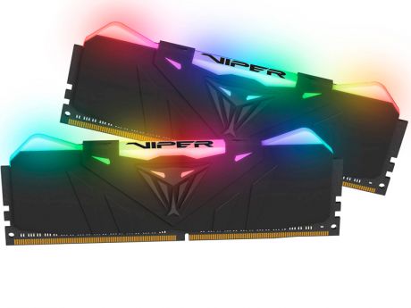 Модуль памяти Patriot Memory Viper RGB DDR4 DIMM 4000MHz PC4-32000 CL19 - 16Gb KIT (2x8Gb) PVR416G400C9K