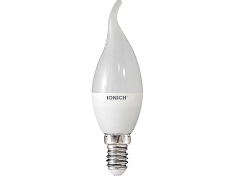 Лампочка UNIVersal LED Ionich свеча на ветру ILED-SMD2835-CW37-6-540-230-4-E14 1540