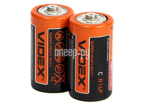 Батарейка C - Videx R14 Shrink Card VID-R14-2SC (2 штуки)