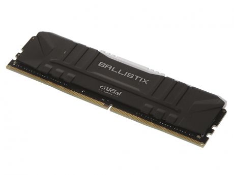 Модуль памяти Ballistix RGB Black DDR4 DIMM 3200Mhz PC-25600 - 8Gb BL8G32C16U4BL