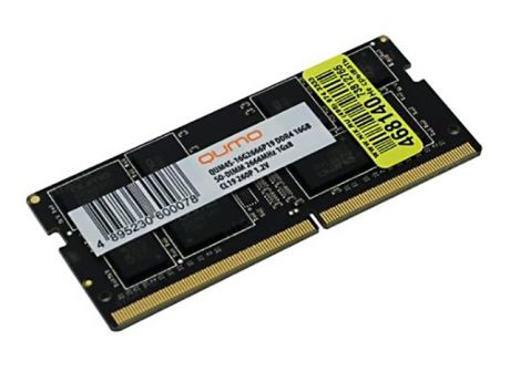 Модуль памяти Qumo DDR4 SO-DIMM 2666MHz PC-21300 CL19 - 16Gb QUM4S-16G2666P19