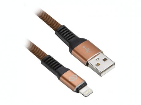 Аксессуар Digma USB-A - Lightning 1.2m Brown 1080341