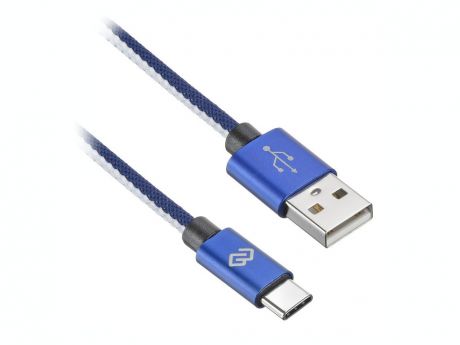 Аксессуар Digma USB-A - Type-C 0.15m Blue 1080459