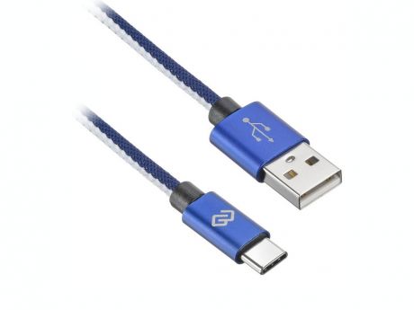 Аксессуар Digma USB-A - Type-C 2.0m Blue 1084583