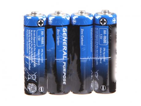 Батарейка AA - Panasonic R6 SR-4 (4 штуки)