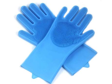 Силиконовые перчатки ZDK Light Blue Sil_0009