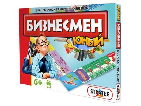 Настольная игра Strateg Юный бизнесмен 331