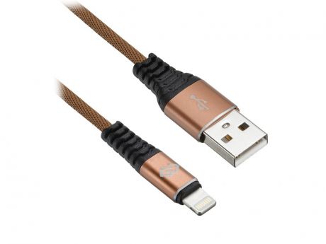 Аксессуар Digma USB-A - Lightning 0.15m Brown 1080248