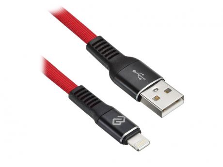 Аксессуар Digma USB-A - Lightning 1.2m Red 1080336