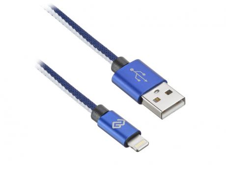 Аксессуар Digma USB-A - Lightning 2.0m Blue 1084579