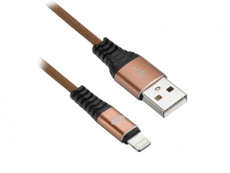Аксессуар Digma USB-A - Lightning 3.0m Brown 1080251