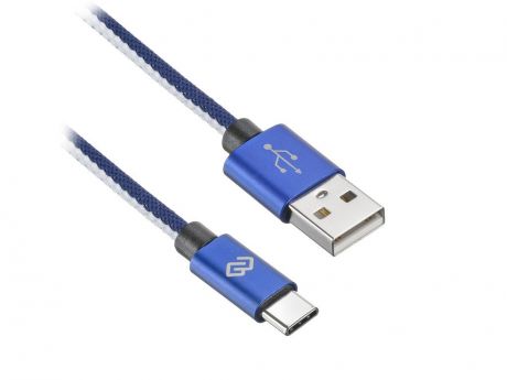 Аксессуар Digma USB-A - Type-C 1.2m Blue 1080460