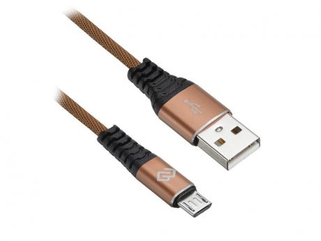 Аксессуар Digma USB-A - Micro USB-B 0.15m Brown 1080372