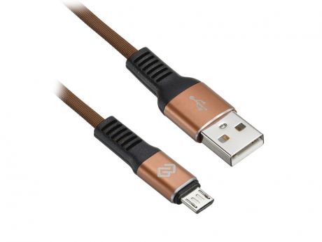 Аксессуар Digma USB-A - Micro USB-B 0.15m Brown 1080393