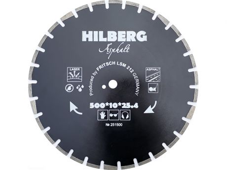 Диск Trio Diamond Hilberg Asphalt Laser HM311 алмазный отрезной по асфальту 500x11x25.4/12mm