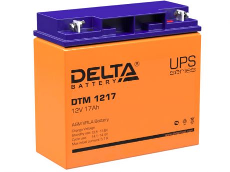 Аккумулятор для ИБП Delta DTM 1217 12V 17Ah