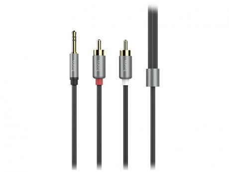 Аксессуар Hoco UPA10 Jack 3.5mm/M - 2xRCA/M 100сm Black