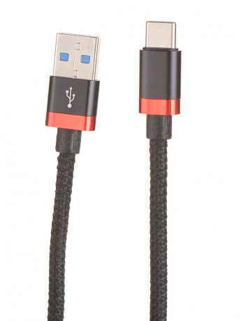 Аксессуар Baseus Golden Belt Series USB 3.0 - Type-C 3A 1m Black -Red CATGB-19