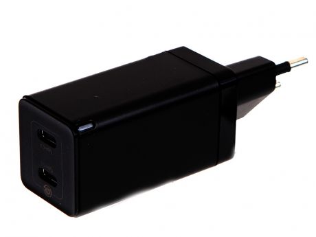 Зарядное устройство Baseus GaN2 Quick Charger C+C 45W EU Black CCGAN-M01