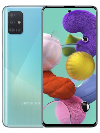 Сотовый телефон Samsung SM-A515F Galaxy A51 6Gb/128Gb Blue Выгодный набор для Selfie + серт. 200Р!!!