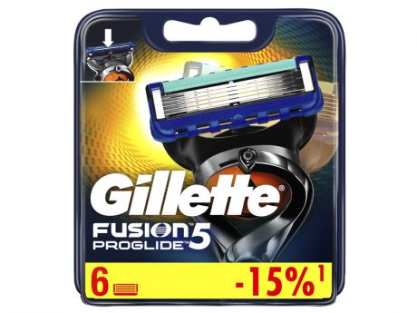 Сменные кассеты Gillette Fusion5 ProGlide 6шт 7702018365937