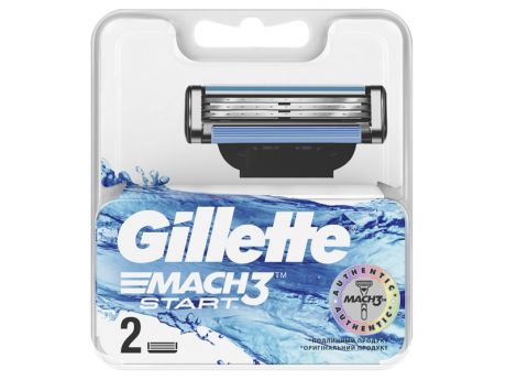 Сменные кассеты Gillette Mach3 Start 2шт 7702018461912