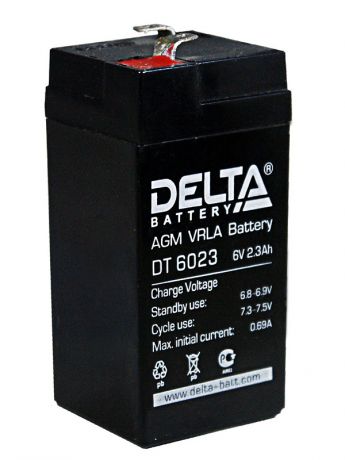 Аккумулятор для ИБП Delta DT-6023 6V 2.3Ah