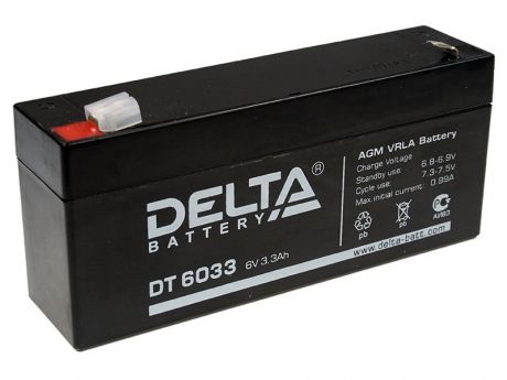 Аккумулятор для ИБП Delta DT-6033 6V 3.3Ah
