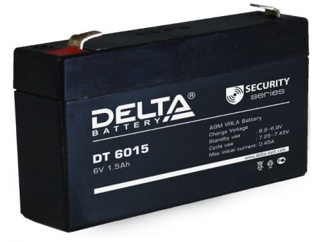 Аккумулятор для ИБП Delta DT-6015 6V 1.5Ah