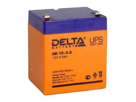 Аккумулятор для ИБП Delta HR 12-5.8 12V 5.8Ah